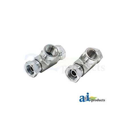 A & I Products Female NPSM Swivel to Female NPSM Swivel X Female NPT Adapter 3.75" x4" x2" A-43B32